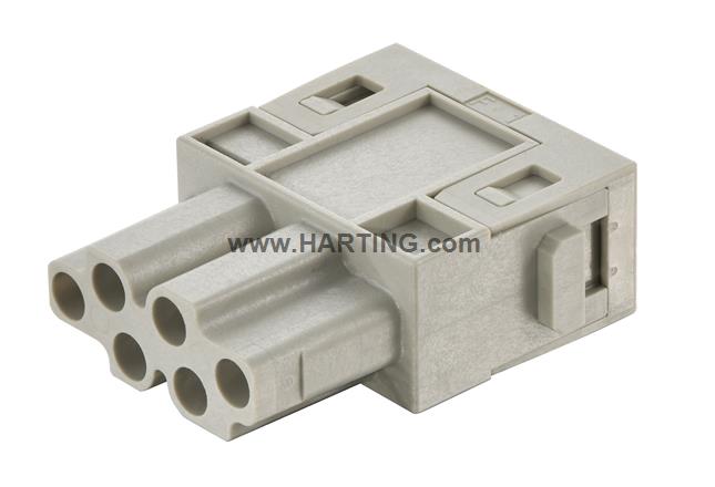 Han® E Push-In module, female 0,5-2,5mm²