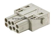 Han® EE Push-In module, female 0,5-2,5mm