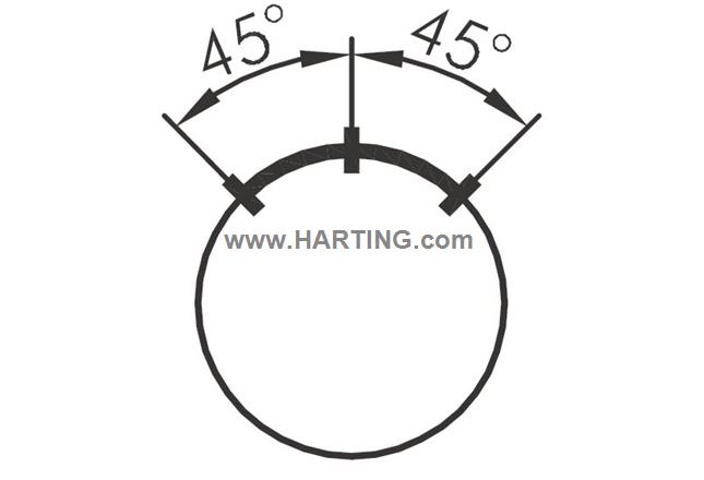 har-switch latching 2x 45°