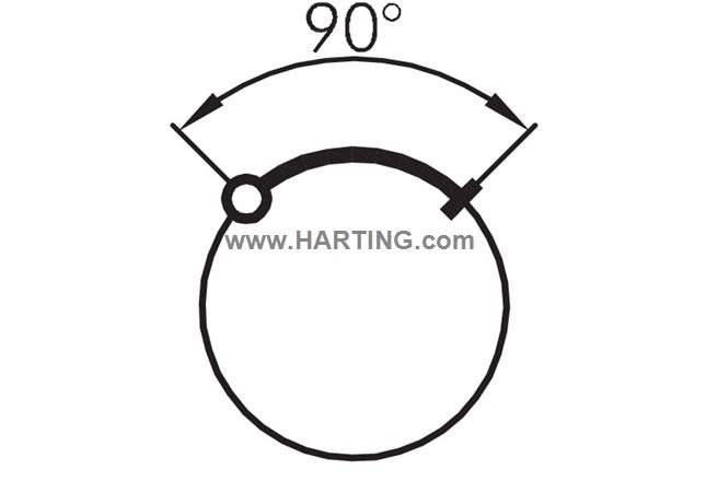 har-key latching 90°