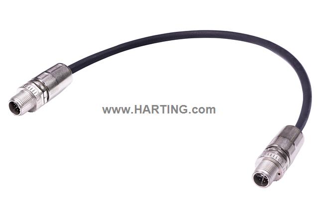 M12 X-coded Cable Assembly 15m