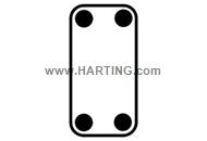 4 M, 0 F, screwadapter, modular