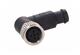 M12 A-cod 3P Female Angled 90°