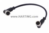 M12 A-cod 4-pol an /an f /f PUR 0.20m