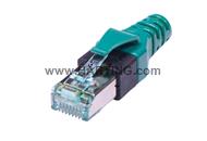 DualBoot RJ45 IP20Cat.6A8pol overm green