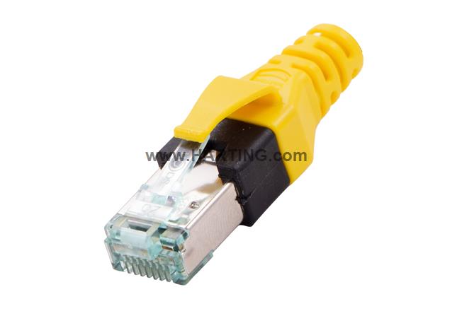 DualBoot RJ45 IP20Cat.6A8poloverm yellow