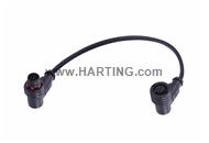 M12 A-cod 4-pol an/an m/f  PPi PUR 5.0m