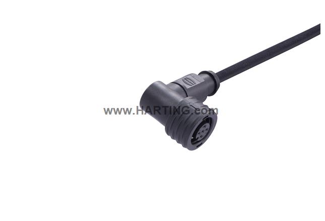 M12 A-cod 4-pol an/- f/- PPi PUR 0.5m