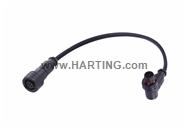 M12 A-cod 3-pol st/an f/m PPi PUR 5.0m