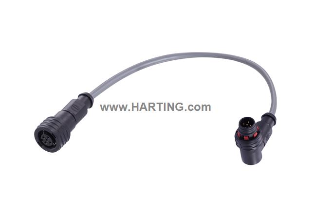 M12 A-cod 3-pol st/an f/m PPi PVC 5.0m