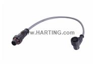 M12 A-cod 3-pol st/an m/f PPi PVC 5.0m