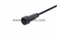 M12 A-cod 4-pol st/- f/- PPi PUR 1.0m