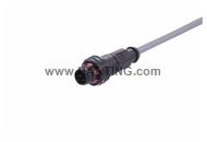 M12 A-cod 3-pol st/- m/- PPi PVC 5.0m