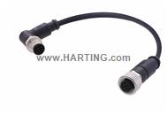 M12 A-cod 5-pol an /st m /f PUR 6.00m
