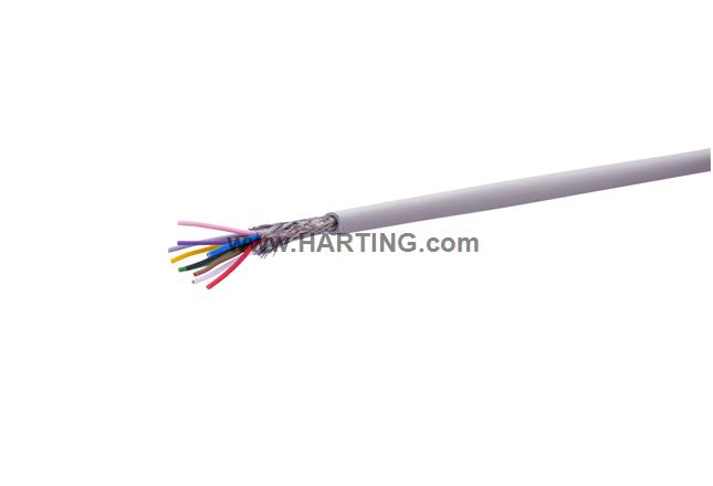 Helu Signal PUR cable 10x0,14mm², grey