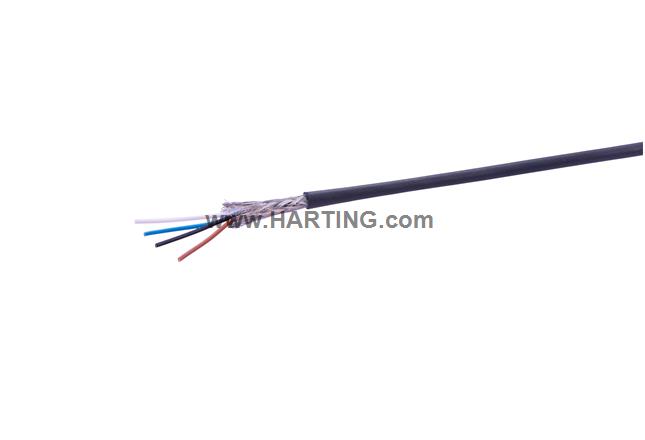cable 4x0,34mm/19 shld PUR