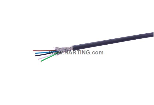 cable 5x0,34mm/19 shld PUR
