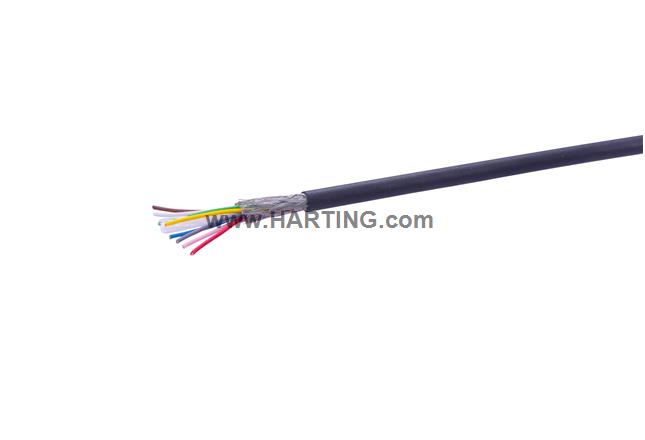 cable 8x0,25mm/19 shld PUR