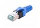 DualBoot RJ45 IP20 Cat.5e, 8pol.,blue