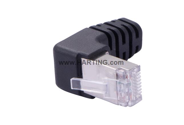 RJ45 Eco-I 90° an down Cat.6A