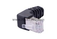 RJ45 Eco-I 90° an down Cat.6A