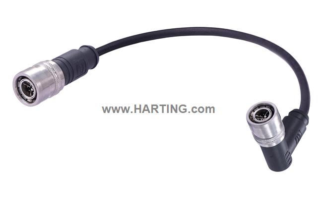 M12 X m/m st/an PP EtherRail 10m