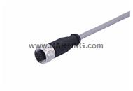 M12 Cable Assembly A-cod st/- f/- 5,0m