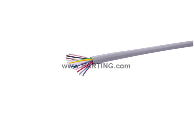 12x0,14mm² PUR trailling torsion black