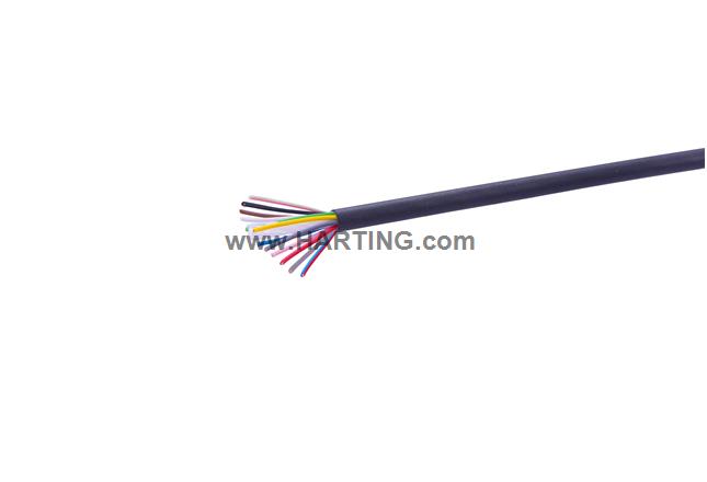 12x0,14mm² PVC grey