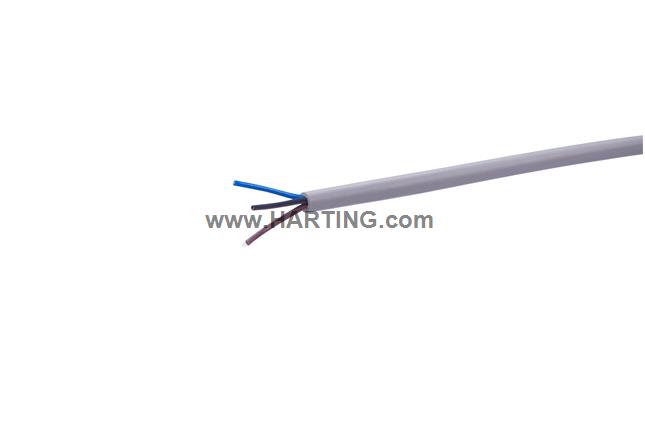 3x0,34mm² PVC grey