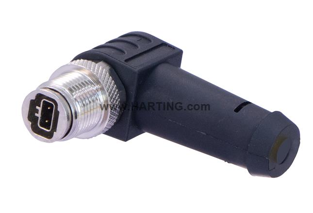 HARTING M12 T1 Industrial angled down