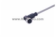 M12 A-cod 8-pole an-/ f/- PVC 1.0m