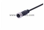 M12 A-cod 8-pole an/- f/- PUR 1.5m