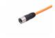 M23_6P FE,int-thread,STR PUR cable,5M
