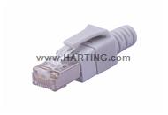 saCon RJ45 LED grey