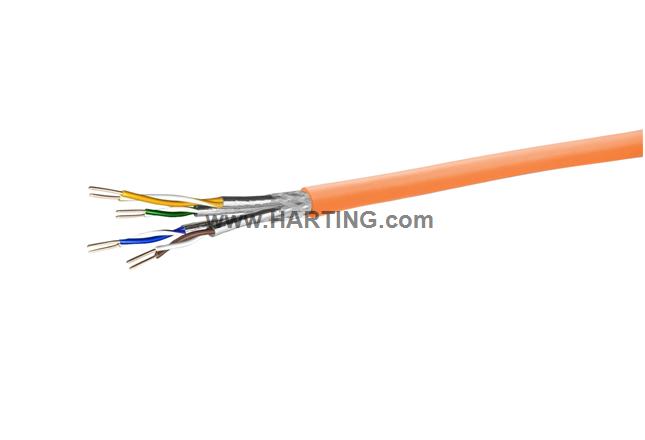 4x2xAWG 26/7 S/FTP Cat.5e FRNC, orange