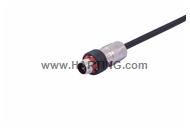 M12 X-cod 8-pol st/-m/- PPi Rail 1.0m