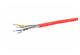 4x2xAWG 26/7 S/FTP Cat.7 FRNC, red