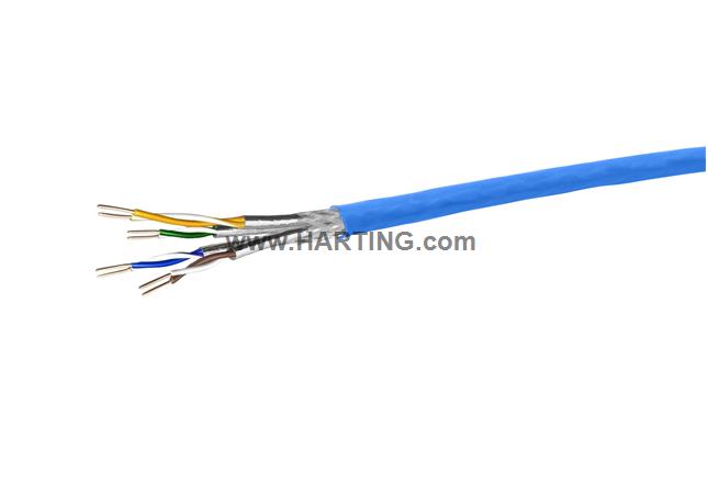 4x2xAWG 26/7 S/FTP Cat.7 FRNC, blue