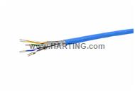 4x2xAWG 26/7 S/FTP Cat.7 FRNC, blue