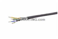 4x2xAWG 26/7 S/FTP Cat.7 FRNC, black