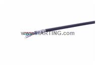 CAT5,4pairs, 26/7AWG, SHIELD PUR BK JACK