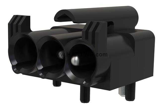 Han Board PCB 2+PE 7,62 PCB angled