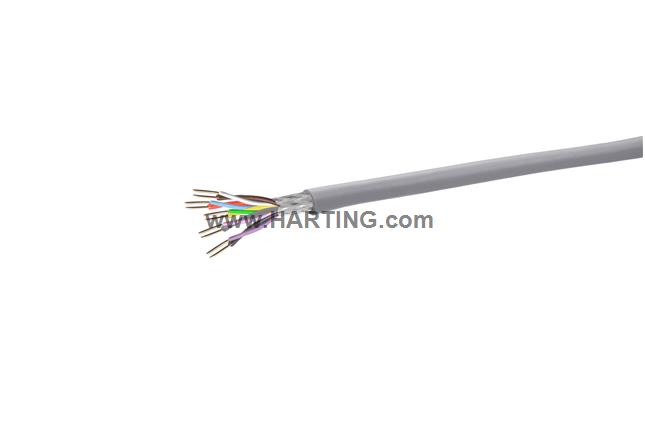 Helu Signal PVC cable 5x2x0,14mm², grey