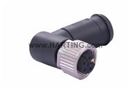 M12 Power K-cod 4+PE an/- f/- 0° scr
