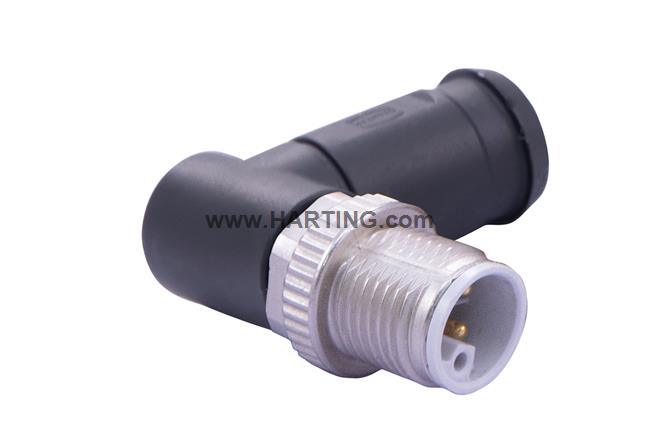 M12 Power L-cod 4+FE an/- m/- 0° scr