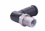 M12 Power L-cod 4+FE an/- m/- 0° scr