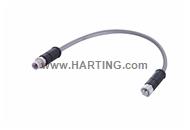 M12 L-cod 4+FE st/st f/m PUR 1.0m