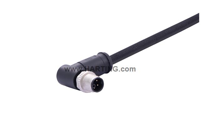 M12 K-cod 4+PE an/- m/- PUR 5.0m