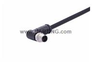 M12 K-cod 4+PE an/- m/- PUR 1.0m